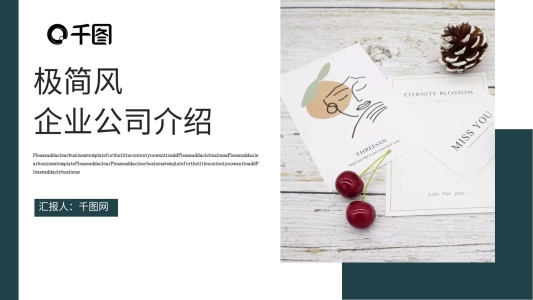極簡文藝風(fēng)企業(yè)公司介紹PPT模板