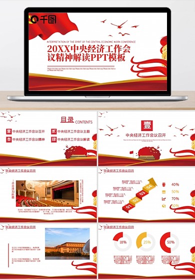 中央經(jīng)濟工作會議精神PPT模板