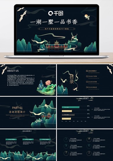 新中式地產(chǎn)開(kāi)盤營(yíng)銷策劃PPT模板