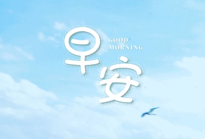 心語(yǔ)心情藍(lán)天白云海鷗鳥海鳥海水美景
