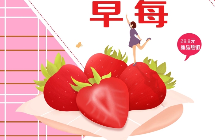 限時(shí)搶購(gòu)純天然種植美食促銷海報(bào)
