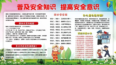 普及安全知识 森林防火 电信诈骗
