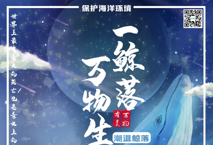 家園世界藍(lán)色夢幻保護(hù)海洋環(huán)境海報
