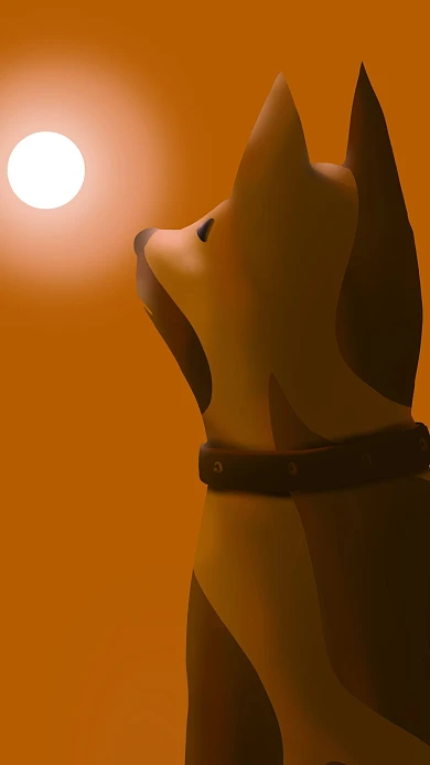 大狼狗高清手机壁纸