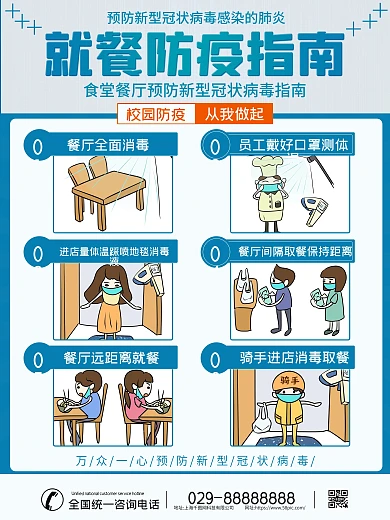 餐厅防疫指南新冠防护