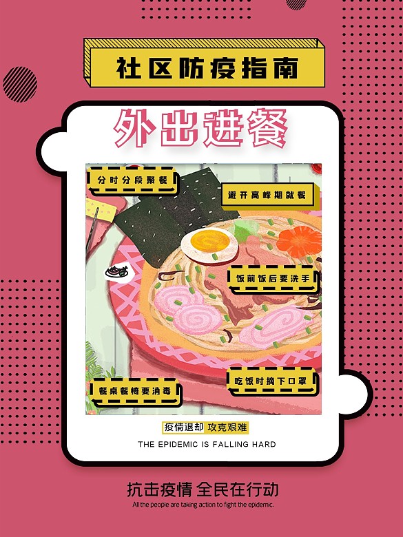 社區(qū)防疫大字報(bào)海報(bào)室外海報(bào)公益海報(bào)