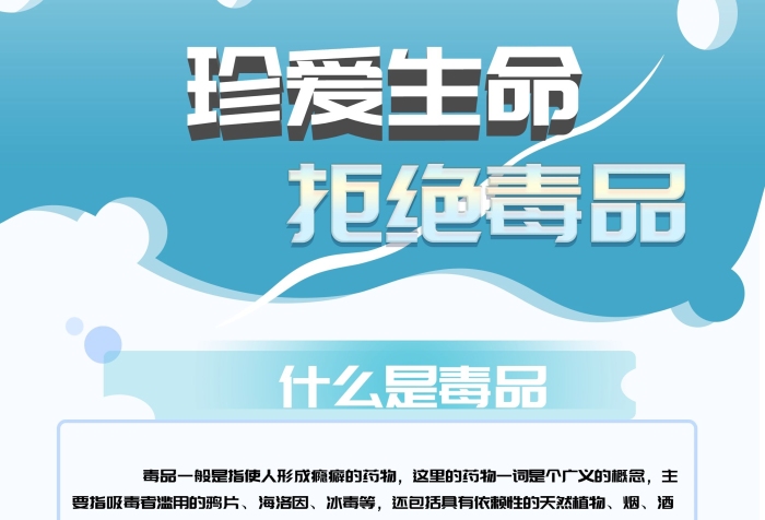 不開毒品珍愛生命拒絕毒品易拉寶

