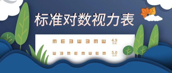 改圖慎點(diǎn)標(biāo)準(zhǔn)對數(shù)視力表眼科公眾號封面

