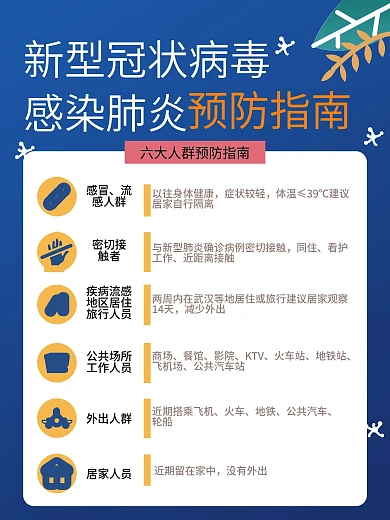 疫情宣传图防护预防海报