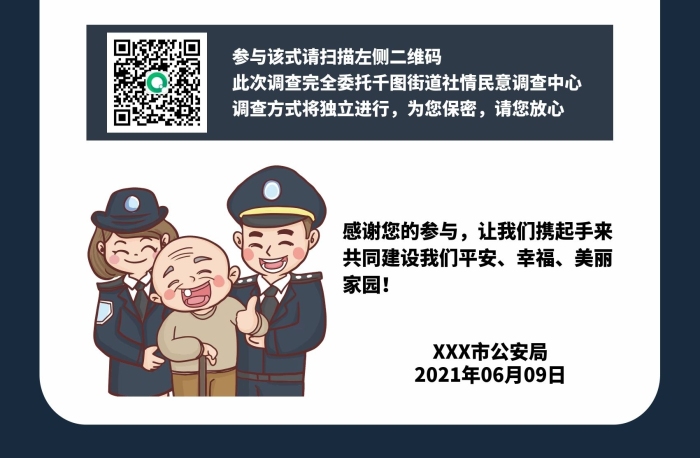 您好真實物業(yè)居民意見收集宣傳海報
