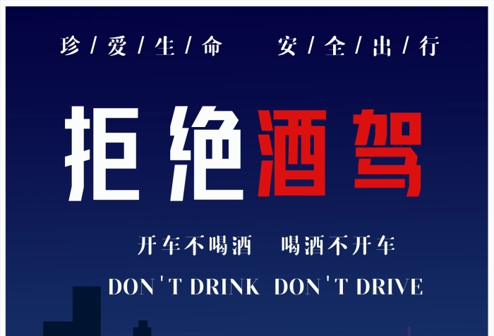 行為危險公共安全禁止酒駕海報
