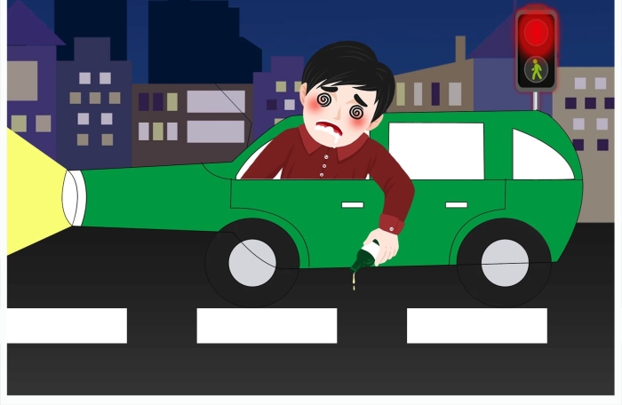 行為危險公共安全禁止酒駕海報
