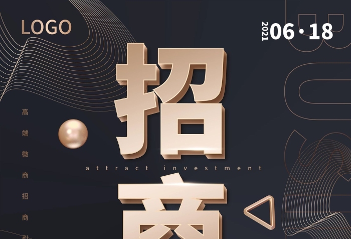 后后后这个世界高端招商引流营销海报
