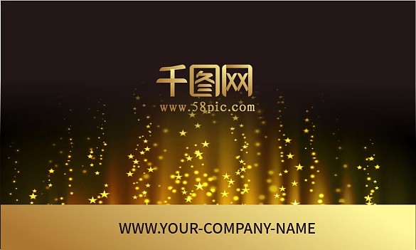 金色簡(jiǎn)約黑金風(fēng)商務(wù)矢量創(chuàng)意高檔名片