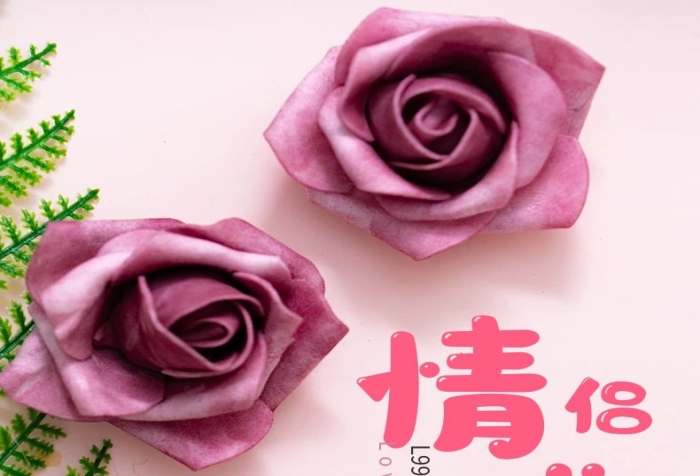 三大工艺简约粉色戒指电商详情页
