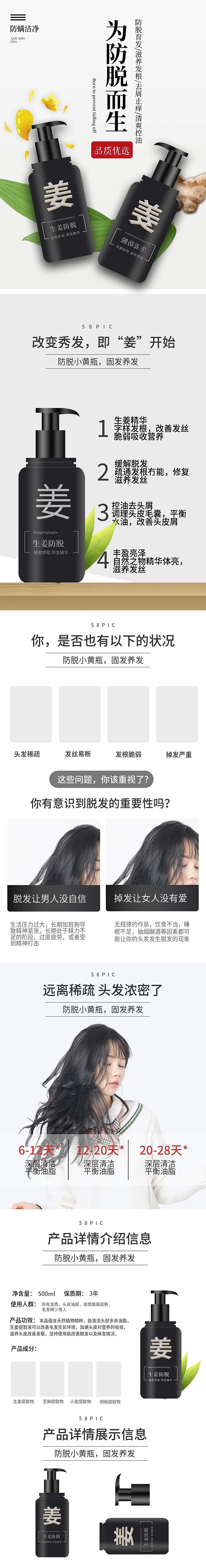 防脫洗發(fā)膏詳情頁