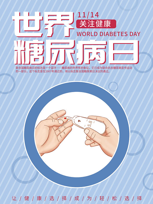 11.14世界糖尿病日海報(bào)