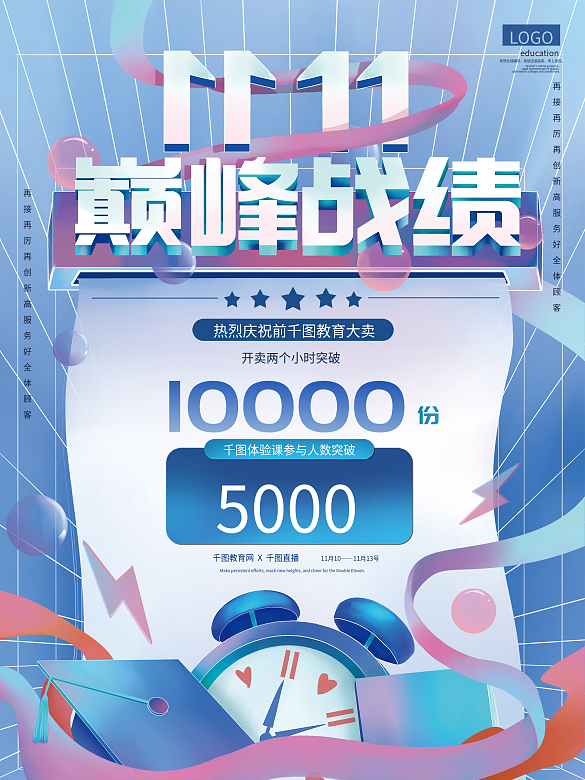 雙十一教育機構(gòu)戰(zhàn)報