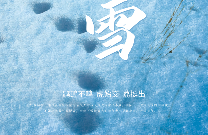 氣候特征冬季雪景雪地腳印背景
