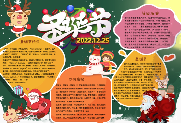 圣誕節(jié)黑板報