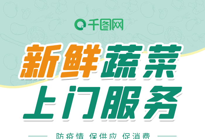新冠疫情超市線上上門配送蔬菜易拉寶展架