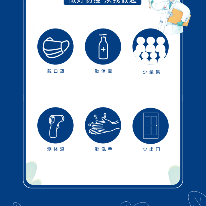 新冠疫情知识海报