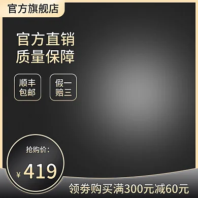 黑色电商抢购价官方旗舰店五金工厂直通车主图