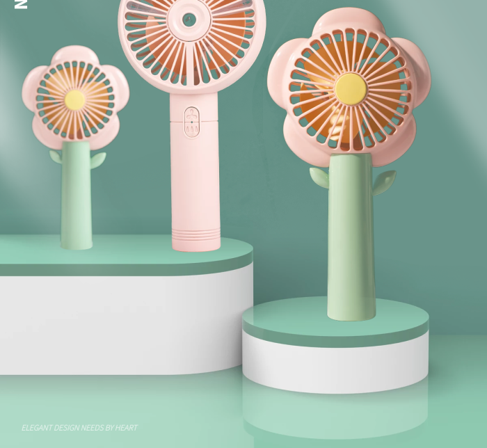 綠色海報清風(fēng)徐來建模立體電風(fēng)扇產(chǎn)品海報
