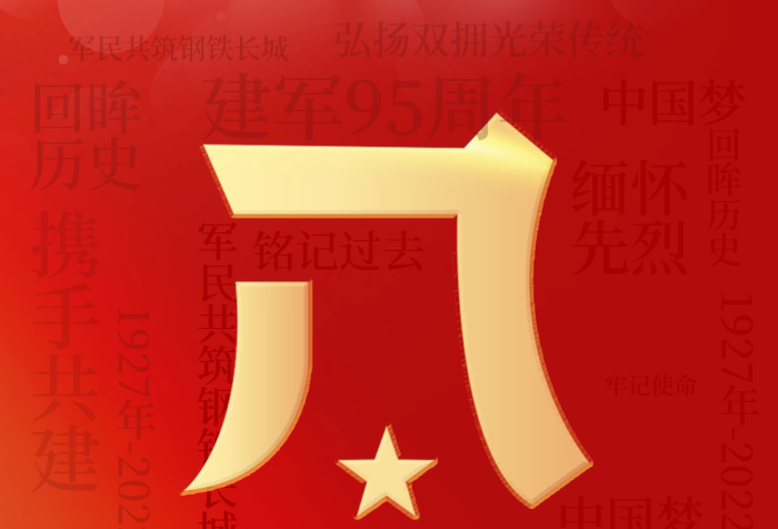 黨建風(fēng)再創(chuàng)輝煌中國夢建軍95周年手機(jī)海報(bào)