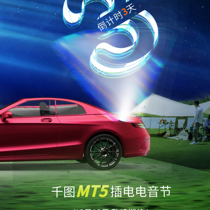 創(chuàng)意科技插電電音節(jié)MT5活動演出露營音樂會宣傳海報(bào)