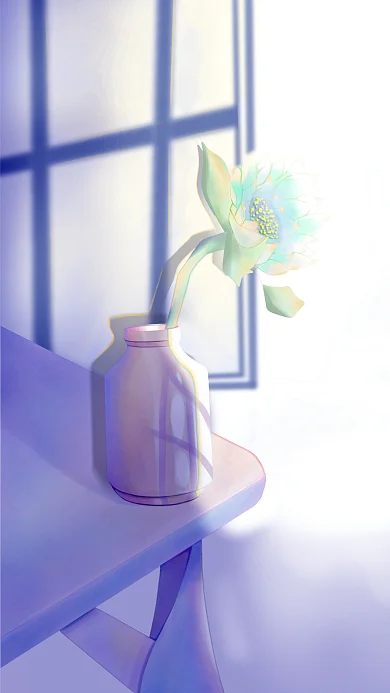 手绘新媒体壁纸配图背景手机壁纸