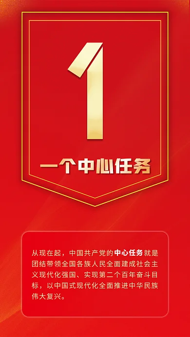 速读二十从现在起伟大复兴系列海报