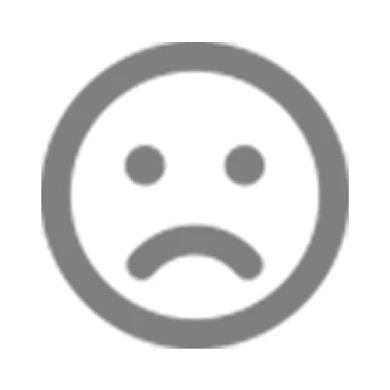 纯色图标表情不开心公众号次图