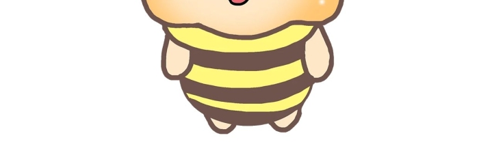 可愛蜜蜂表情親愛的小蜜蜂插畫

