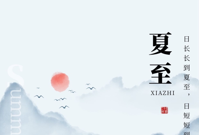 中國荷花藍(lán)色中國風(fēng)節(jié)氣海報
