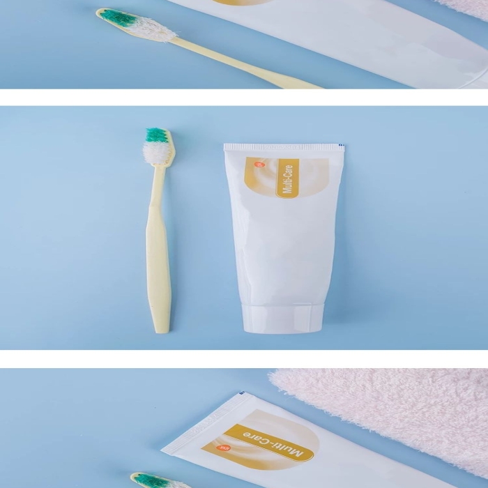 產(chǎn)品信息牙膏藍色清新風電商詳情頁
