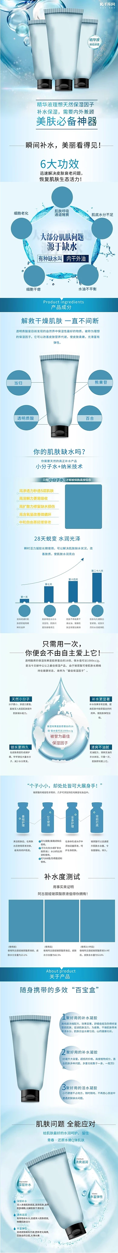 化妆品简约电商详情页