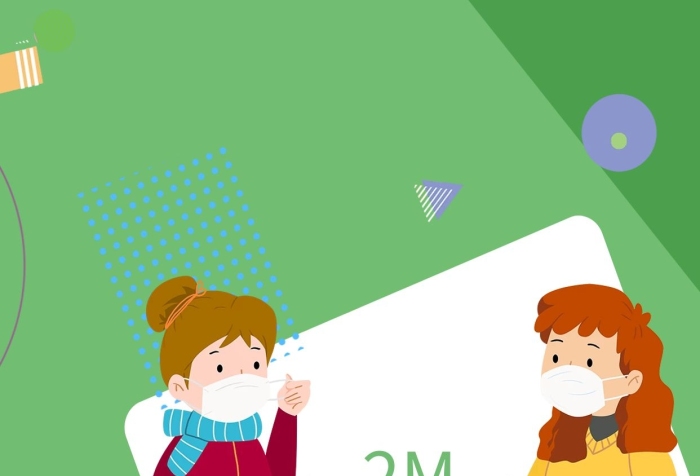 安全醫(yī)療肺炎戴口罩的人淺
