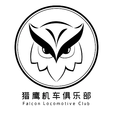 黑色的鹰头LOGO