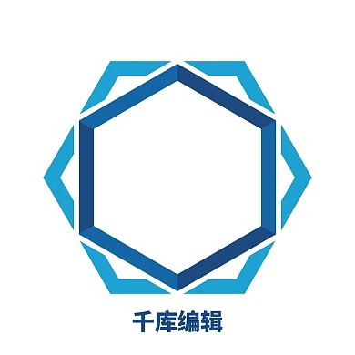 蓝色科技公司装饰图案