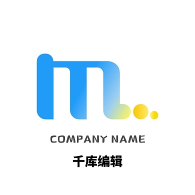 藍色字母MLOGO
