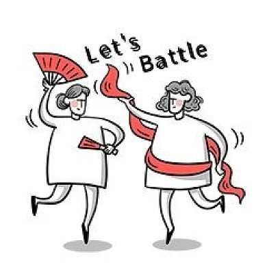 廣場(chǎng)舞battle表情包