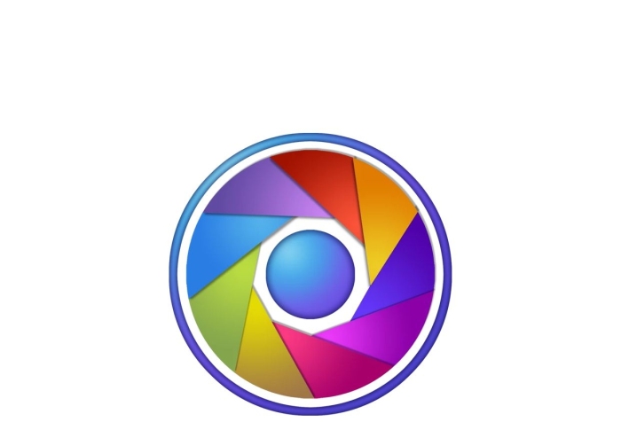 攝影通用大氣彩色鏡頭LOGO
