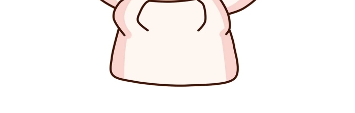 可爱动物你是最胖的小粉猪插画
