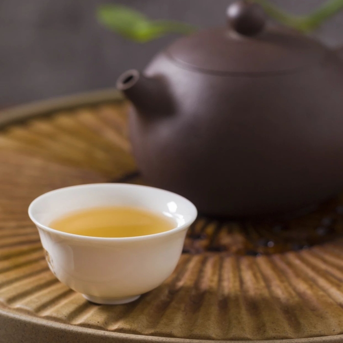 屏幕按鈕茶盤上的茶手機壁紙
