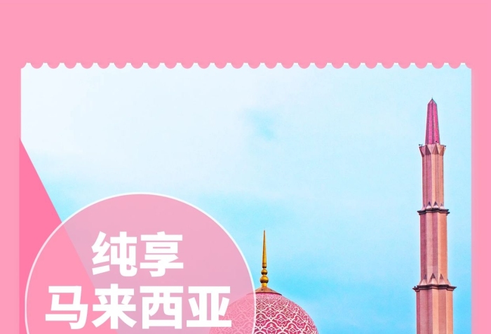 自由選擇粉色系簡約風海報
