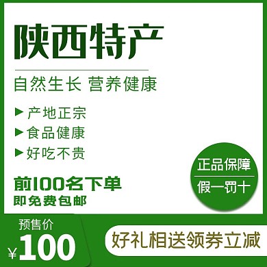 陜西特產(chǎn)美食文化綠色健康營養(yǎng)淘寶天貓直通車主圖