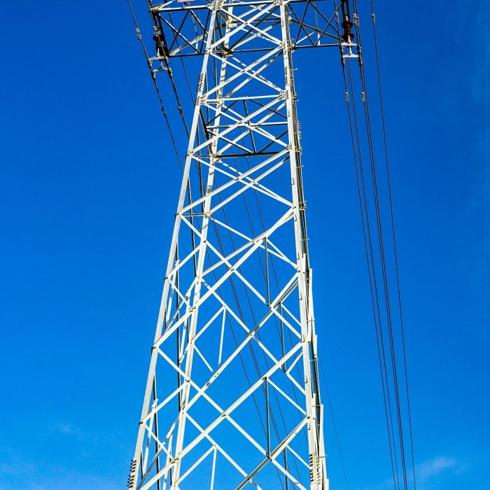 屏幕按鈕高壓電線電塔高清手機壁紙
