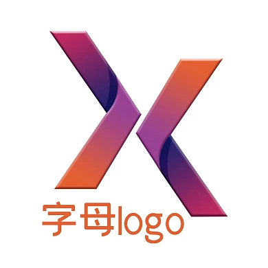 紫色字母LOGO