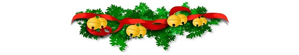 圣誕絲帶鈴鐺橫幅